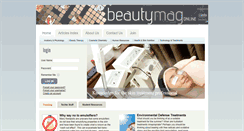Desktop Screenshot of beautymagonline.com