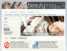 Tablet Screenshot of beautymagonline.com